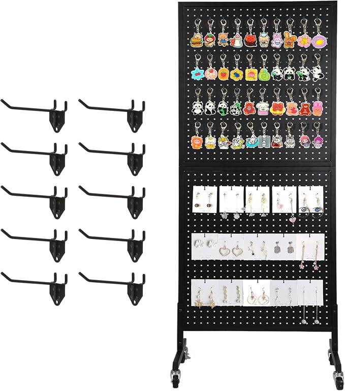 2'x 5' Standing Pegboard Display by NectaCol