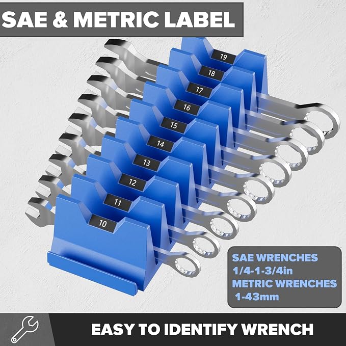 40PCS Modular Wrench Organizer Wrench Holder - Image 2