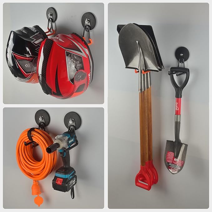 MUTUACTOR New Upgraded Magnetic Hooks Heavy Duty, 40lbs Anti-Scratch Garage - Image 3
