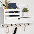 Key and Mail Holder for Wall, Mail Organizer Wall Mount by dreampossible
