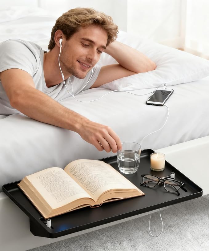Bedside Shelf for Dorm Room, Bunk Bed Attachment, Space-Saving Storage Solution - Image 2