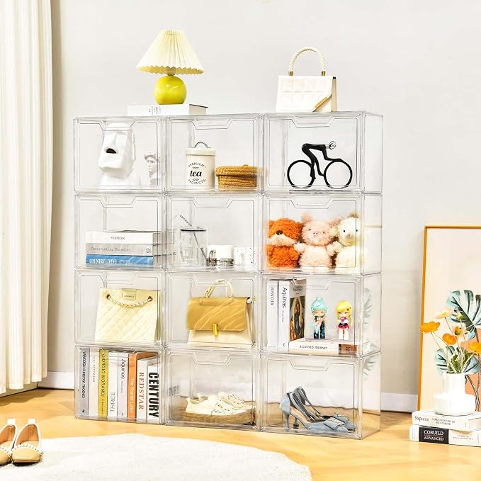 Purse Organizer for Closet, Purse Storage Box - Image 6