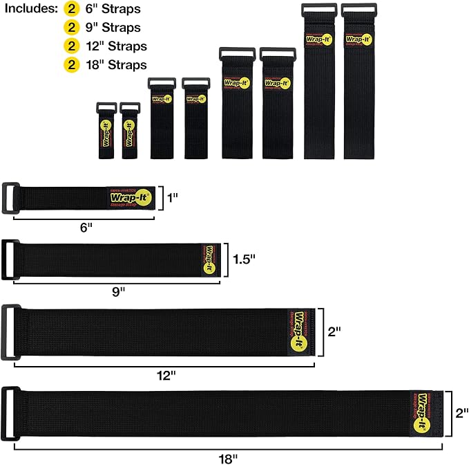 Super-Stretch Wrap-It Storage Straps - Image 3