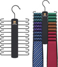 ZEDODIER Tie Hanger with 20 Hooks, Space Saving Necktie Organizer by ZEDODIER