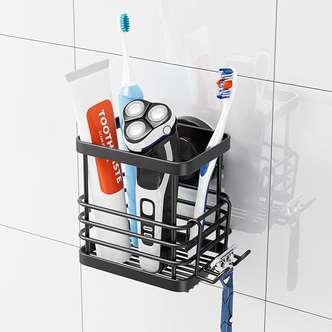 TAILI Patented Suction Cup Toothbrush Holder, Stainless Steel Anti-puddling by TAILI