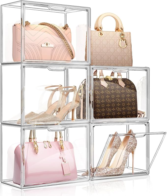 5 Packs Clear Handbag Storage Organizer by FODIENS