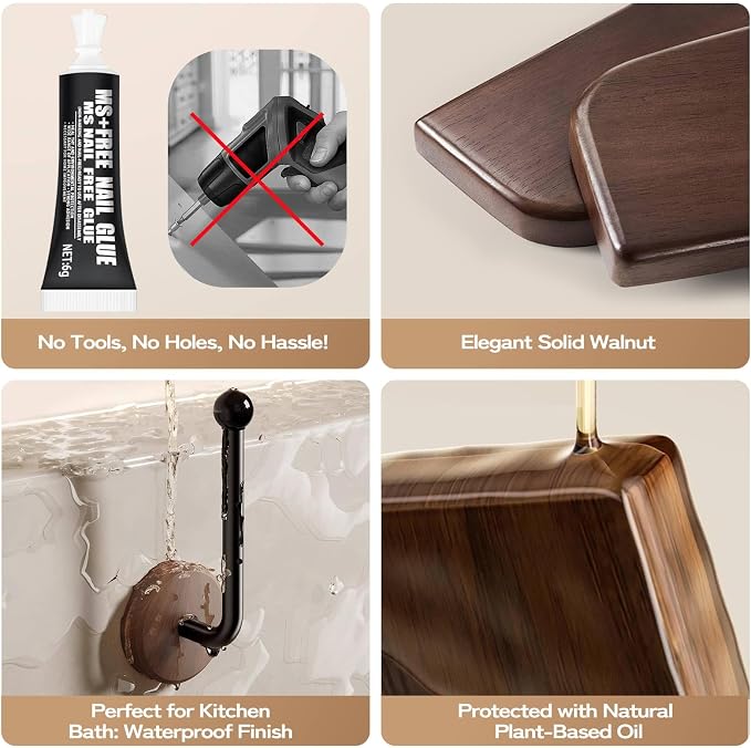 Adhesive Hat Holder Storage Organizer - Image 3