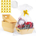 AFOROEOA 20PACK Baskets for Gifts Empty, 10x12”Thick Kraft Gift Basket by AFOROEOA