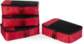 Amazon Essentials 4-Piece Packing Cubes Travel Accessories Set, Luggage by AmazonEssentials