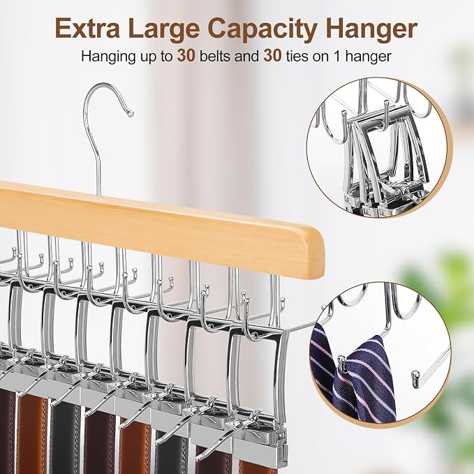 TOPIA HANGER 2 in 1 Belt Tie Hanger - Image 4