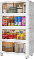 4 Tier Plastic Storage Bins by YFXCVSL
