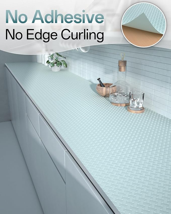 Shelf and Drawer Liner for Kitchen Cabinet, Non-Adhesive 24in x 120in - Image 4
