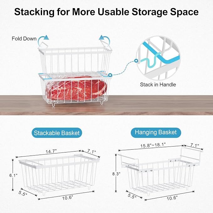 iSPECLE Deep Freezer Organizer Bins - Image 6