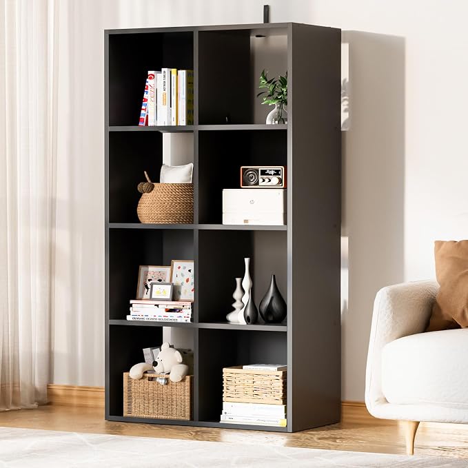 COMHOMA 8 Wood Cube Storage Organizer by ComHoma