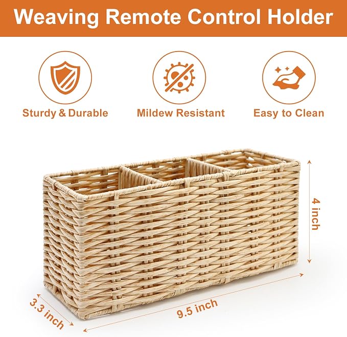 TV Remote Control Holder for Table Bedside Remote Caddy Storage Organizer Couch - Image 4