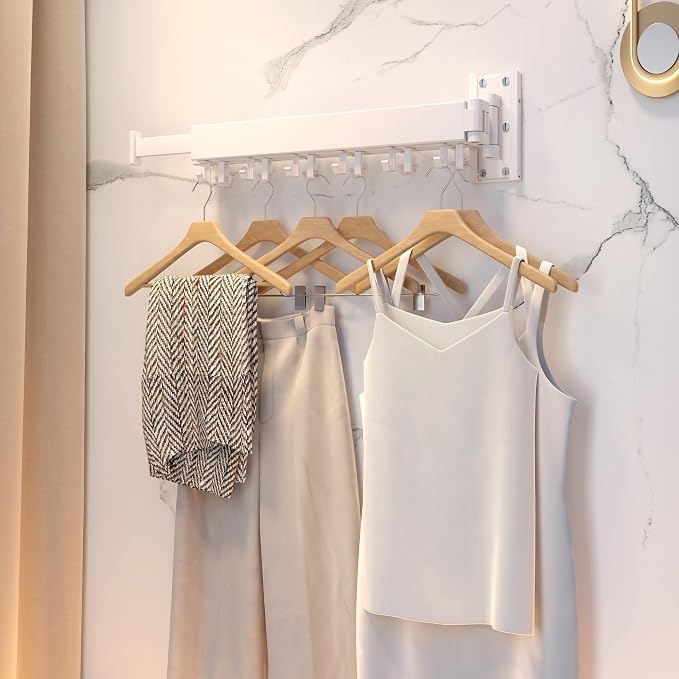 Drying Rack Clothing Wall Mounted, Clothes Drying Rack, Laundry Drying Rack - Image 3