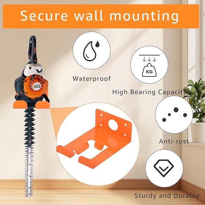 Weeding Machine Wall Mounted Hanger, garage organization manager storage shed - Image 6