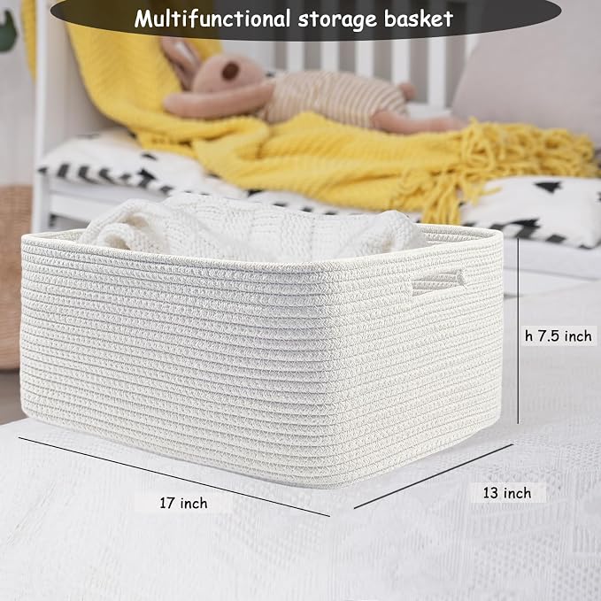 COMFY-HOMI 2 pcs Large Storage Baskets - Image 3