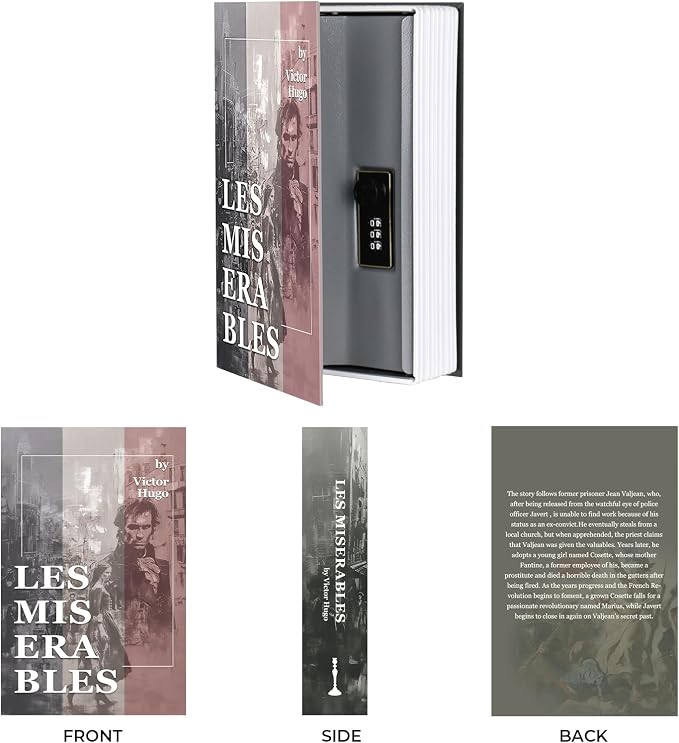 Les Miserables Book Safe, Hidden Compartment - Image 7