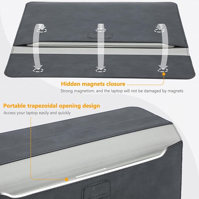 HYZUO 15 Inch Laptop Sleeve Case - Image 4