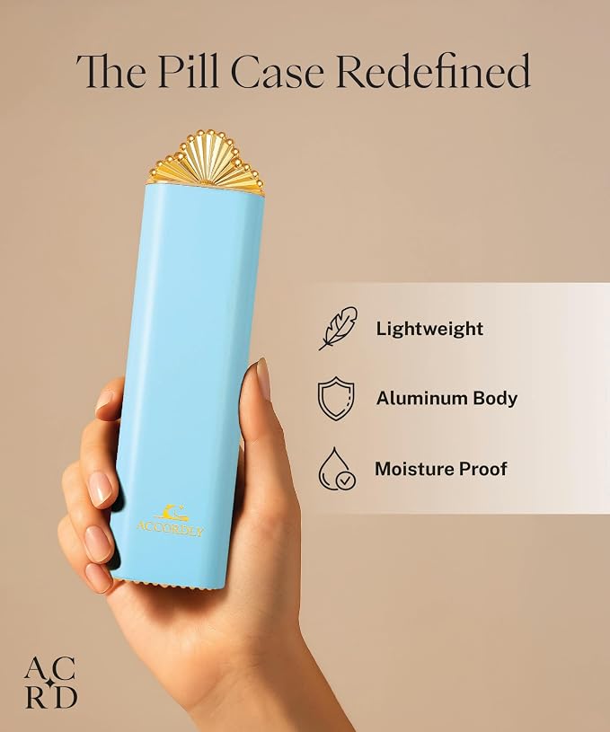 Premium Weekly Pill Organizer, 7-Day Compact Pill Case - Image 4