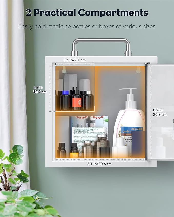 Uniclife Wall Mount Medicine Cabinet - Image 3