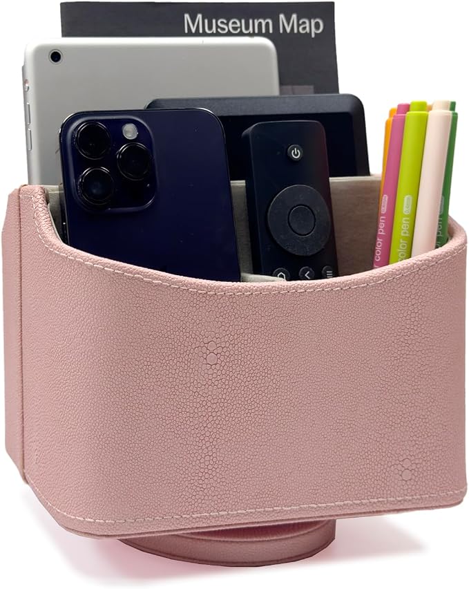 UnionBasic Rotating Desk Organizer, 360 Degree Desk Spinning Caddy, Desktop TV by UnionBasic