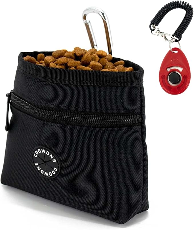 COOWONE Dog Treat Pouch with Pet Training Clicker, Detachable Dog Puppy by COOWONE