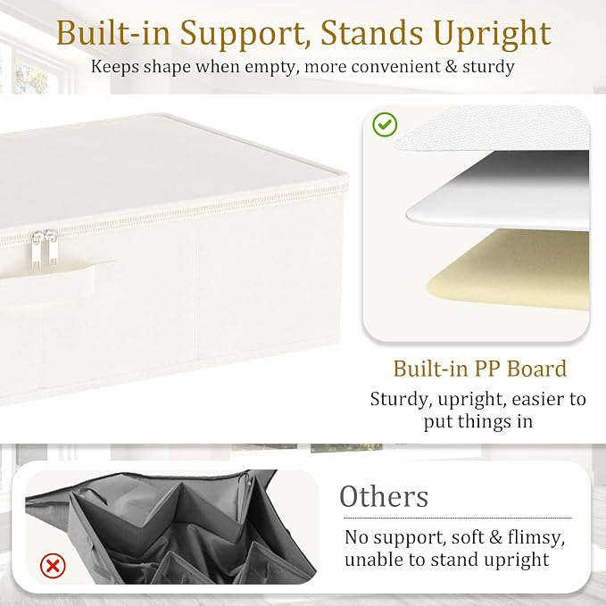 Yawinhe Foldable Underbed Storage Bags, Containers Bin - Image 7