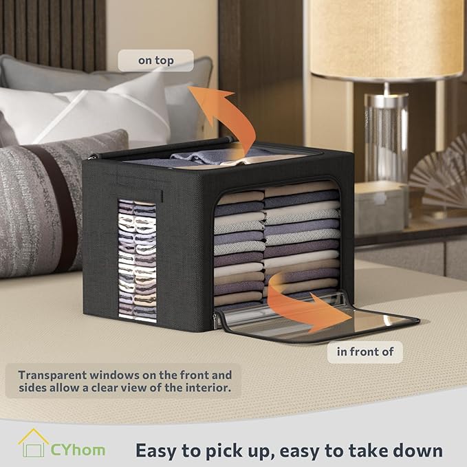 CYhom Extra Large Clothes Storage Bins Box - Image 2