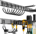 Shed Tool Organizer Wall Mount, 64inch Heavy Duty Garden Tool organizer Storage by CRXCRC