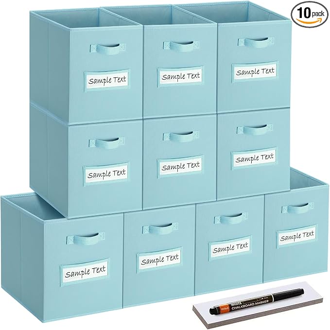 artsdi 11x11 storage cube bins Foldable Fabric storage cubes by Artsdi