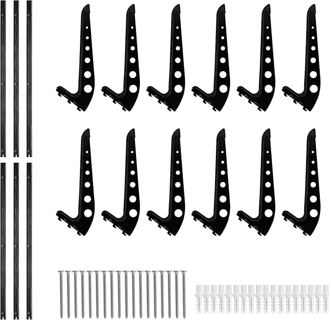 6 Board Surf Rack Wall Mount for Surfboard, Snowboard Storage Adjustable Wall - Image 7