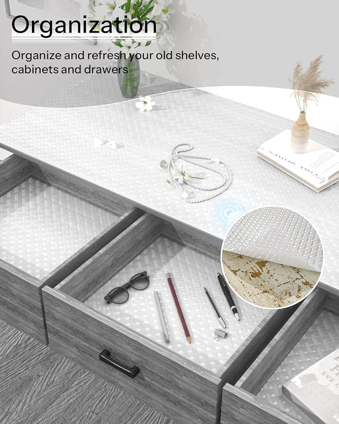 Shelf and Drawer Liner for Kitchen Cabinet, Non-Adhesive 24in x 360in - Image 5