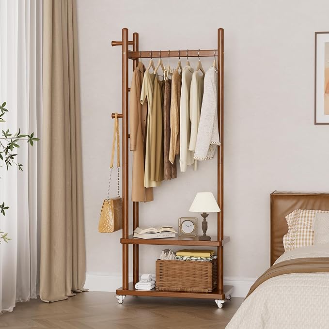 Coat Rack Freestanding Clothing Rack by Taitiy
