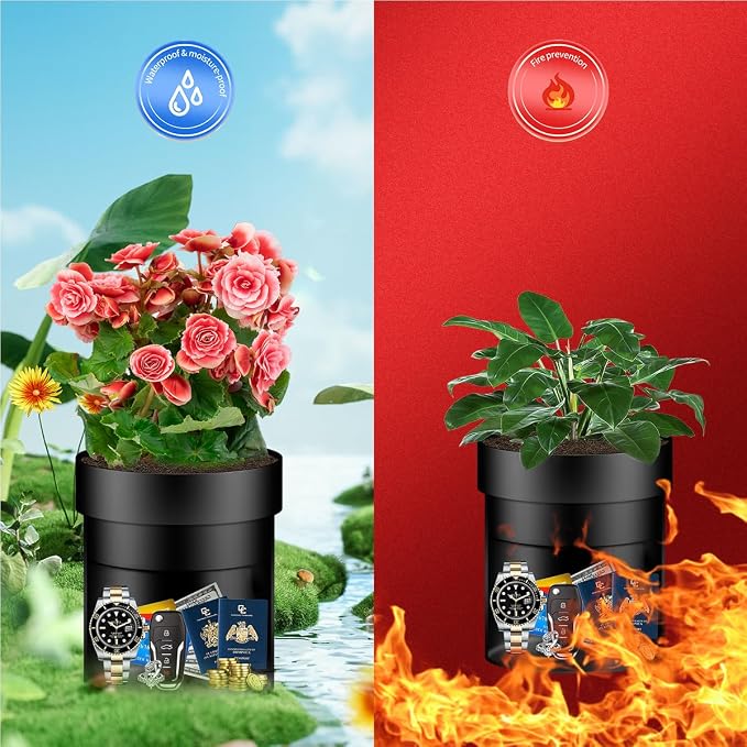 Sdstone Fireresistant Waterproof Flower Pot Diversion Safe - Image 6