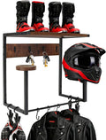 Motorcycle Helmet Wall Mount Rack, Heavy-Duty Helmet Holder by GHWMYD