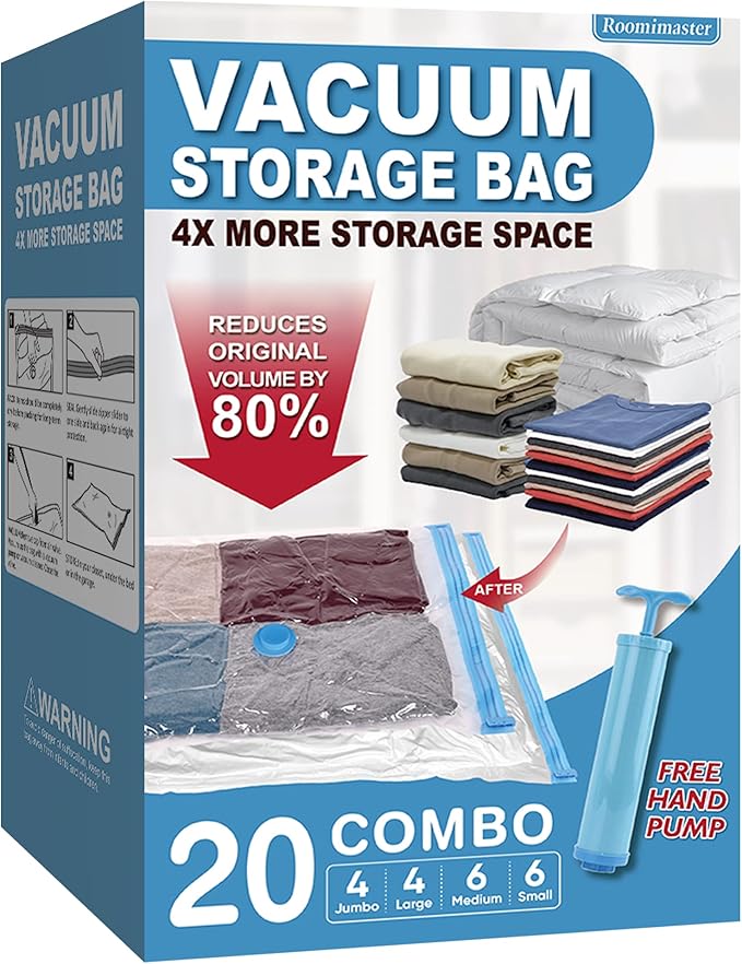 20 Pack Vacuum Storage Bags by Roomimaster