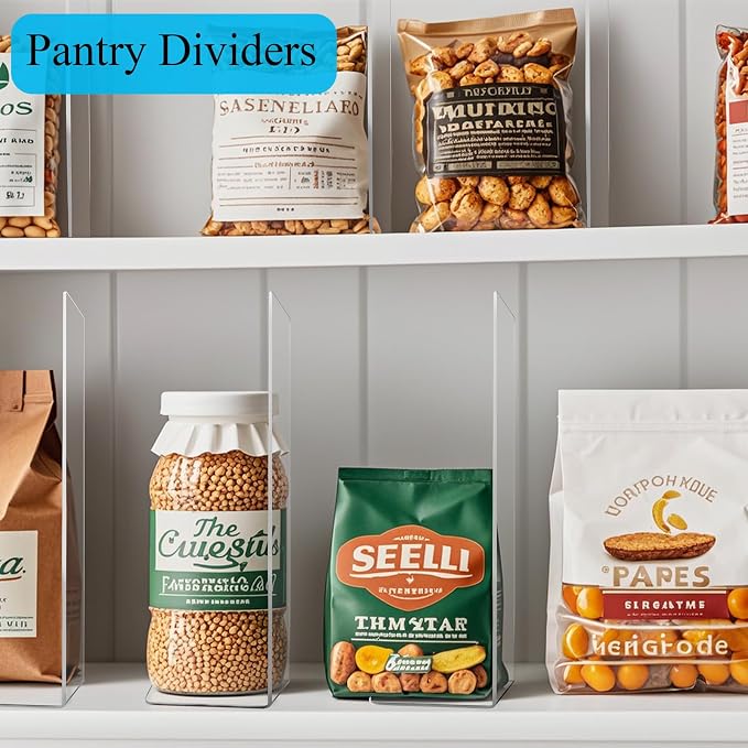 Shelf Dividers for Closet Organization: Acrylic Shelf Dividers for Clothes - Image 5