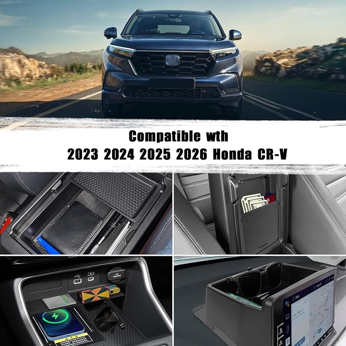 4PCS Center Console Organizer Compatible - Image 2
