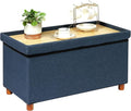 PINPLUS Linen Coffee Table Ottoman by PINPLUS