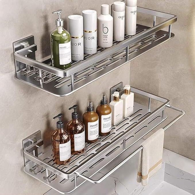 Shower Caddy Adhesive 2Pack by EVALAND