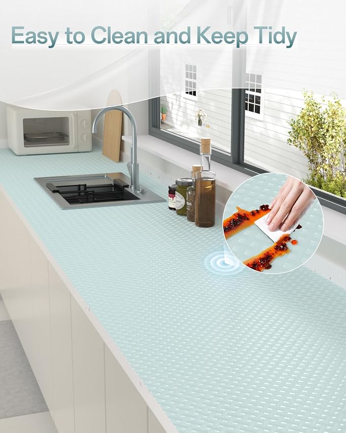 Shelf and Drawer Liner for Kitchen Cabinet, Non-Adhesive 24in x 120in - Image 7