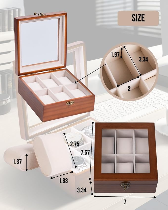 Watch Box, Watch Case for Men Women - Image 6