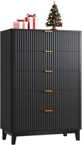 WLIVE Fluted Dresser for Bedroom by WLIVE
