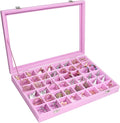 Velvet Jewelry Tray 48 Grid Jewelry Display Tray Organizer Box by Siveit