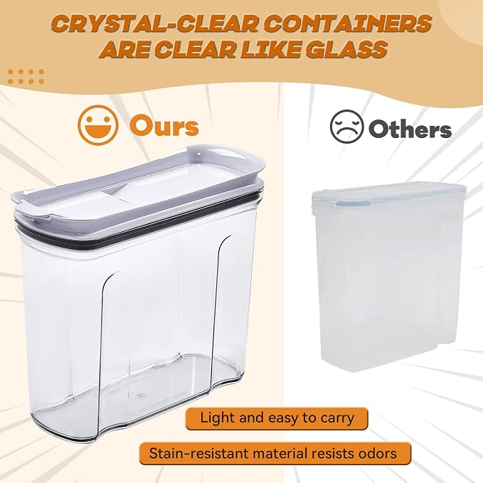FreshKeeper Food Dispenser Set, Airtight Food Storage Container - Image 6