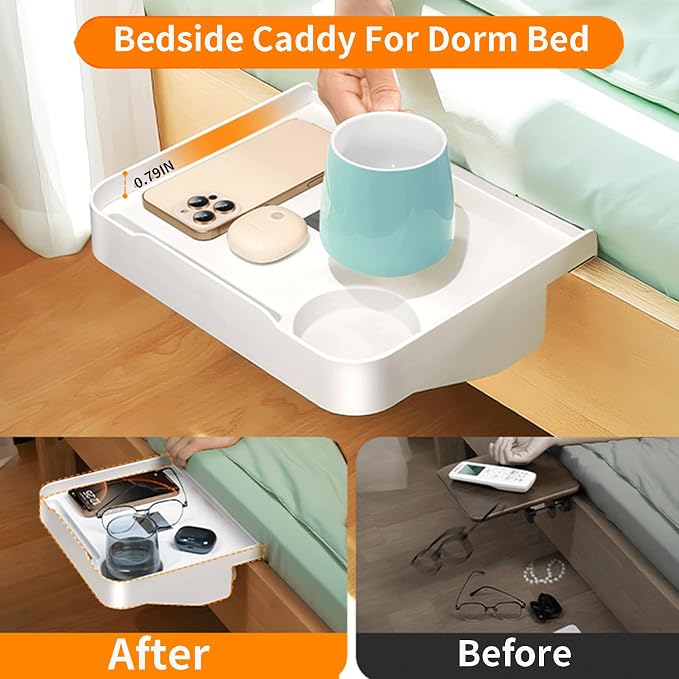 Bedside Caddy for Dorm Bed - Image 6