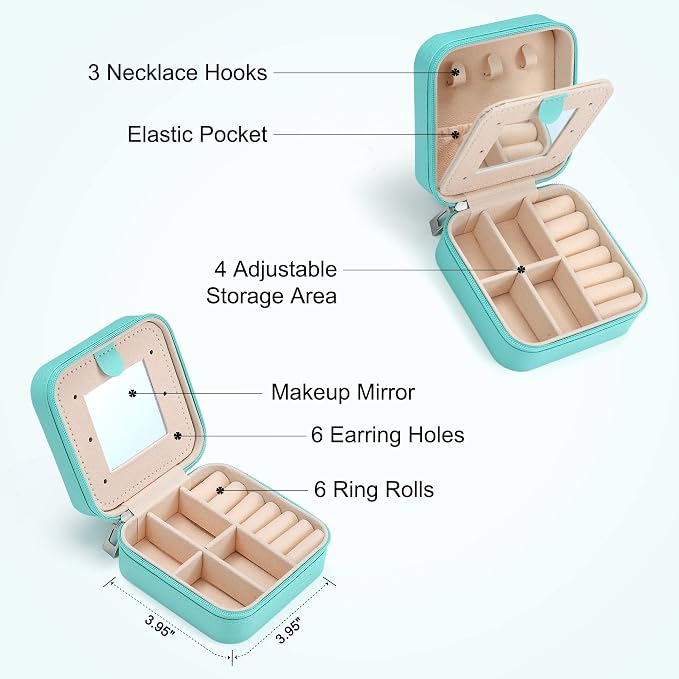 Parima Travel Jewelry Organizer Box - Image 3