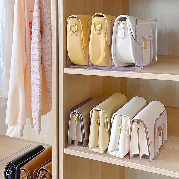 YAGELI Clear Acrylic Purse/Handbag Organizer - Image 4